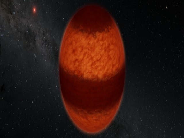 Brown Dwarf shows cloud bands